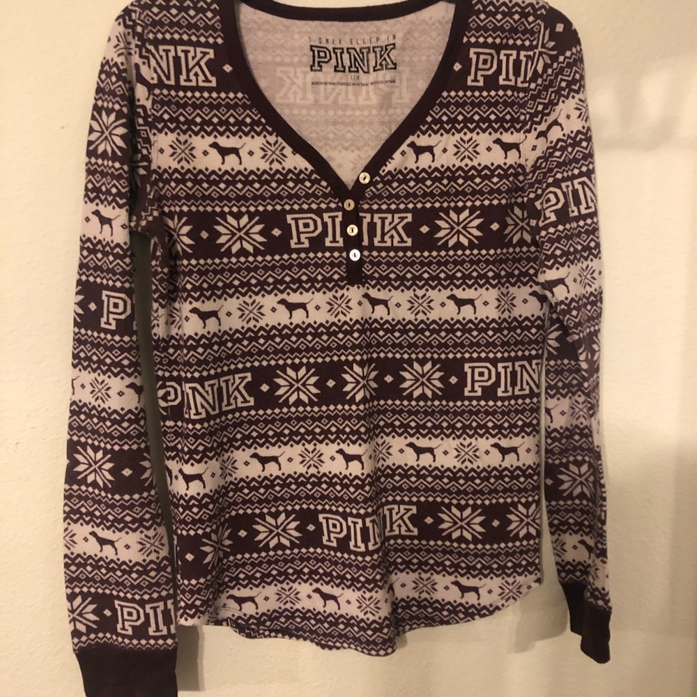 PINK VS Winter Thermal Pajama